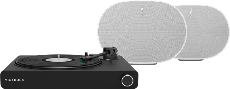 Stream Onyx Speaker Set Era 300 Wit von Victrola – Produktfoto