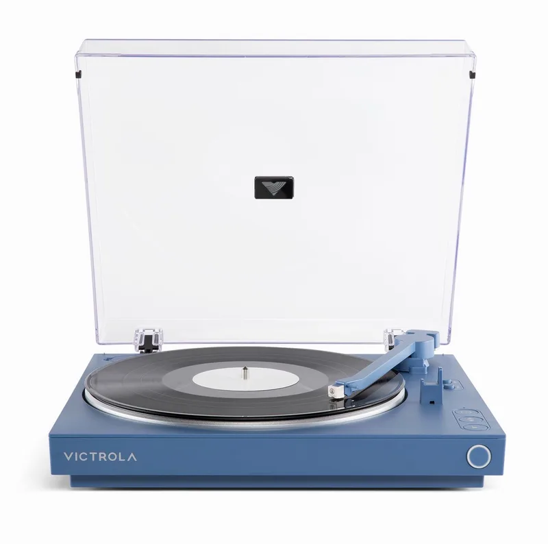 VPT-800 - Platenspeler van Victrola in Blauw – productfoto