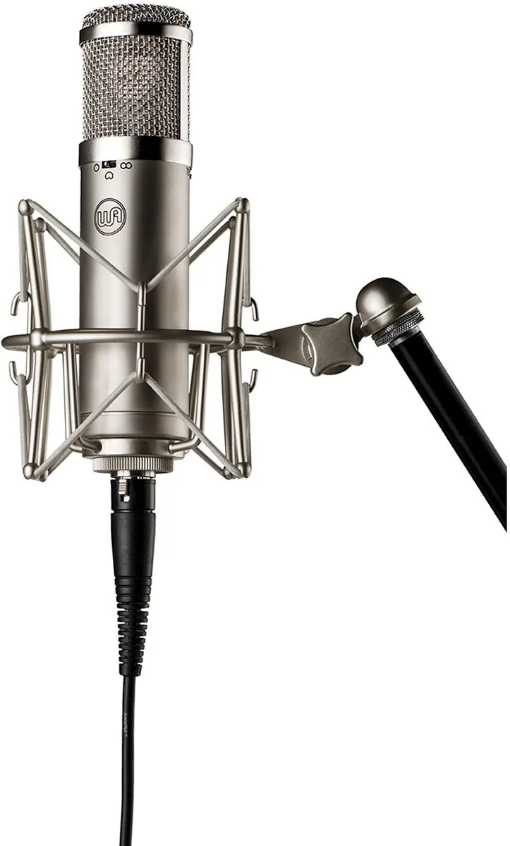 WA-47jr - Grootmembraan Condensator Studio microfoon - multi-pattern by Warm Audio in Nickel – product photo