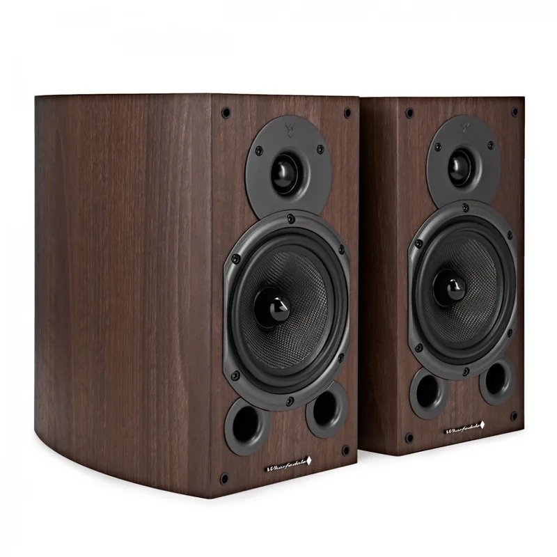 Diamond 9.1 Bookshelf Luidsprekers (Paar) van Wharfedale in Walnoot – productfoto