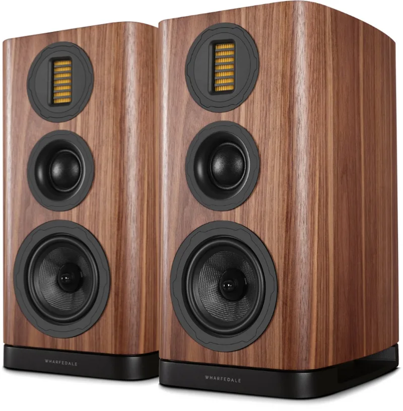 EVO 5.2 Boekenplank Speakers - Hifi Stereo Set - Passieve Speaker - 3-Weg Luidsprekers by Wharfedale in Walnoot – product photo
