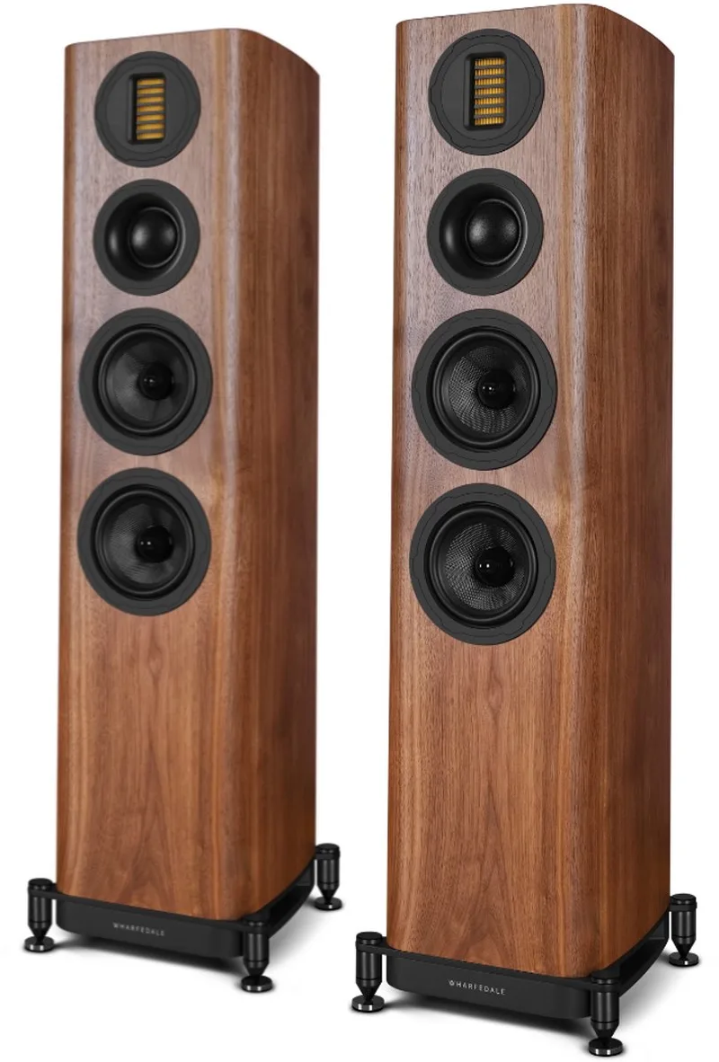 EVO 5.3 Vloerstaande Speakers - Hifi Stereo Set - Passieve Speaker - 3-Weg Luidsprekers van Wharfedale in Walnoot – productfoto