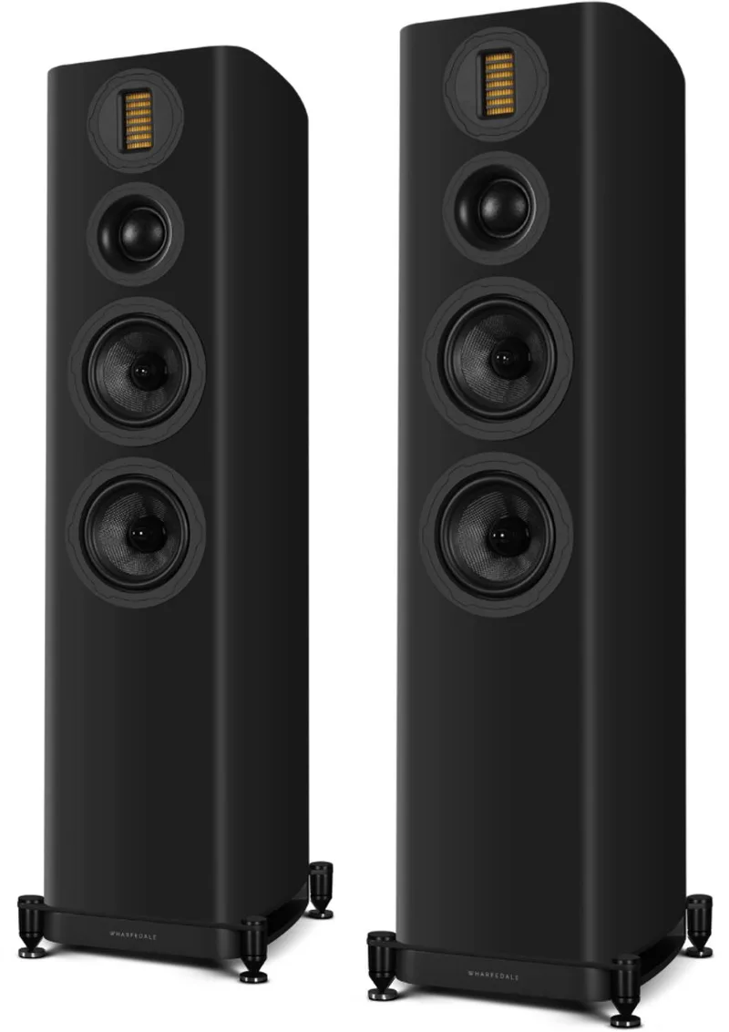 EVO 5.4 Vloerstaande Speakers - Hifi Stereo Set - Passieve Speaker - 3-Weg Luidsprekers van Wharfedale in Zwart – productfoto
