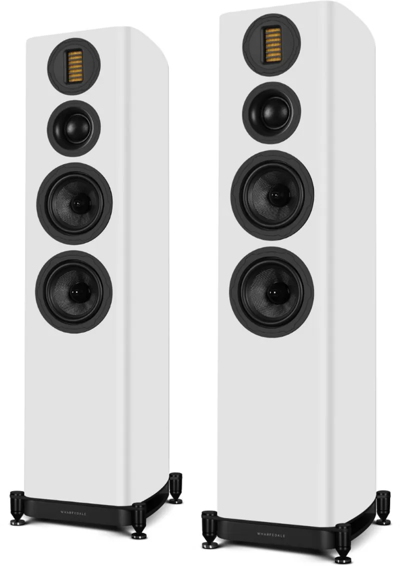 EVO 5.4 Vloerstaande Speakers - Hifi Stereo Set - Passieve Speaker - 3-Weg Luidsprekers van Wharfedale in Wit – productfoto