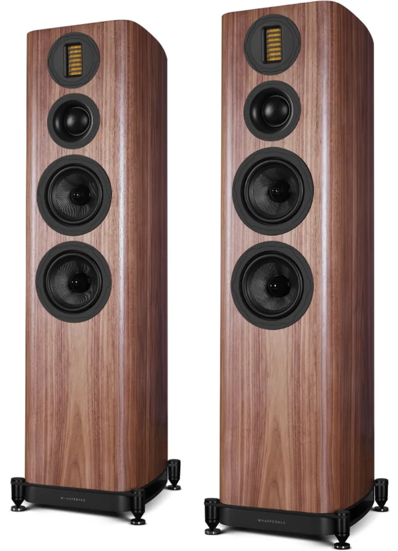 EVO 5.4 Vloerstaande Speakers - Hifi Stereo Set - Passieve Speaker - 3-Weg Luidsprekers van Wharfedale in Walnoot – productfoto
