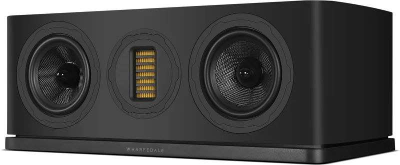 EVO 5.C Center Speaker - 2-Weg Luidspreker - Surround Sound - AMT-tweeter van Wharfedale in Zwart – productfoto