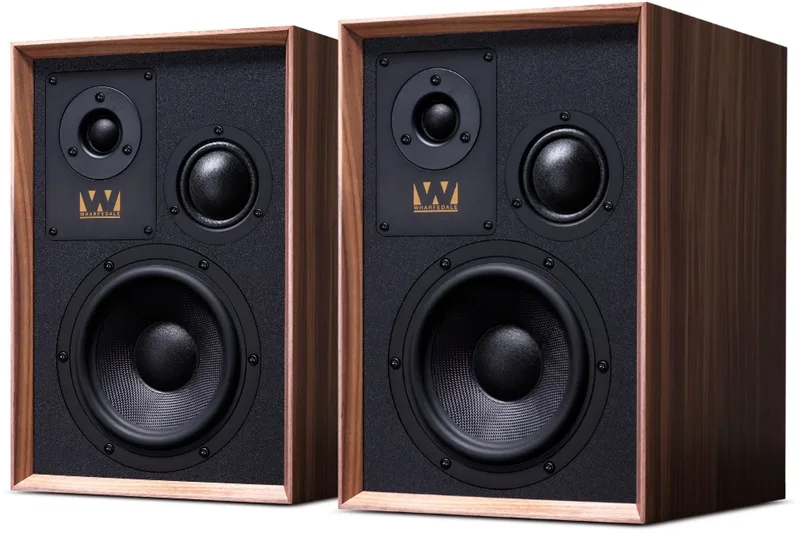 Super Denton Boekenplank Speakers - 3-weg Ontwerp - 6,5” Kevlar-Woofer - Rijk En Gedetailleerd Geluid by Wharfedale in Walnoot – product photo