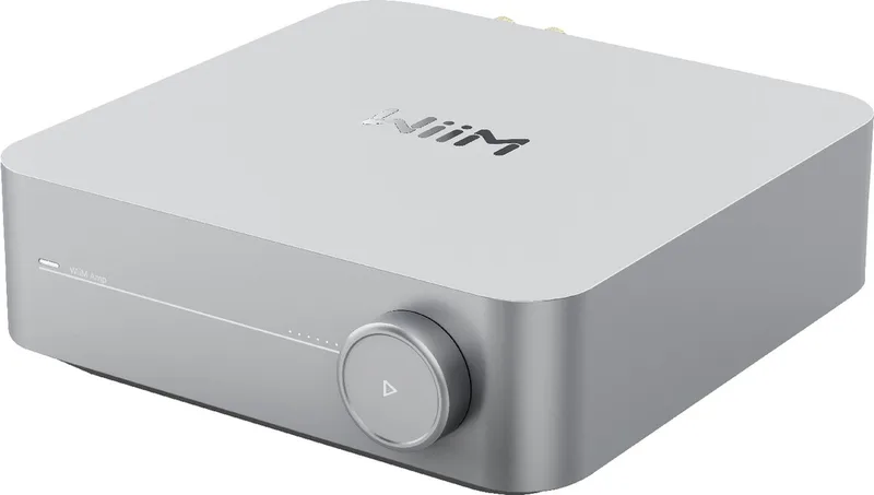 Amp Serie - Versterker - Bluetooth 5.0 - HDMI ARC - AirPlay 2 by WiiM in Silver – product photo