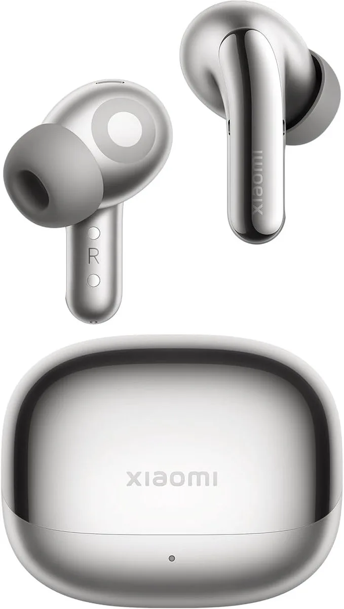 Buds 5 Pro BT - Draadloze In-Ear Oordopjes - Noise Cancelling 55dB - Hi-Res Audio aptX Lossless - Bluetooth 5.4 - 40 uur batterijduur - Transparantiemodus - AI 3-microfoon gesprekken - IP54 waterbestendig van Xiaomi in Titanium – productfoto