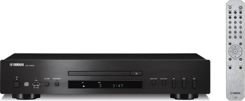 CD-S303 - CD-Speler/Netwerk-Speler - Afstandsbediening – USB ingang van Yamaha in Zwart – productfoto
