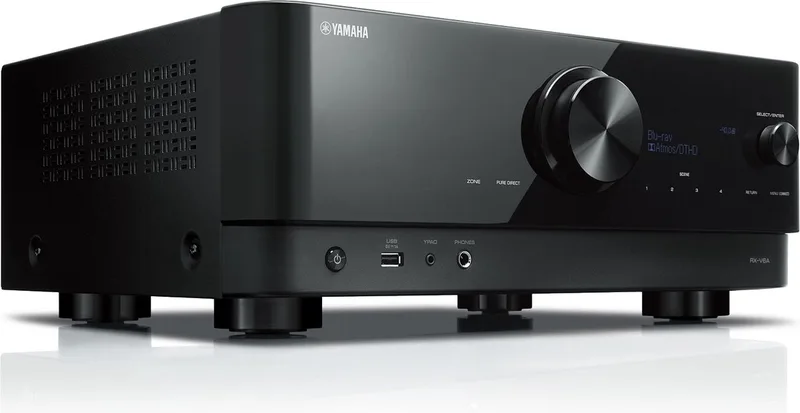 RX-V6A - AV Receiver - Dolby Atmos Yamaha - MusicCast - Meerkanaals geluid van Yamaha in Zwart – productfoto