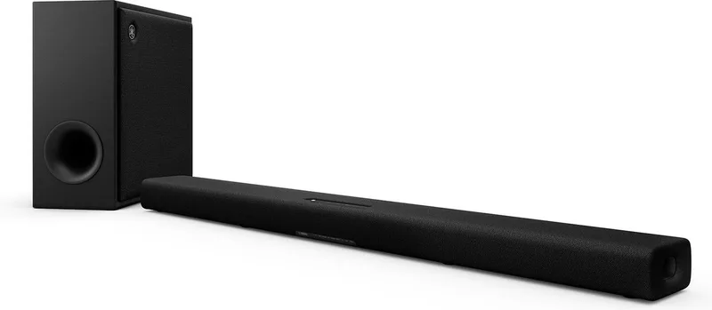 TRUE X-BAR 50A Smart Soundbar Atmos met Draadloze Subwoofer van Yamaha in Zwart – productfoto