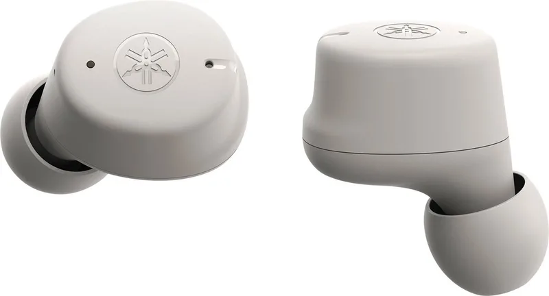 TW-E3C Draadloze oordopjes – Bluetooth- in ear Koptelefoon by Yamaha in Beige – product photo